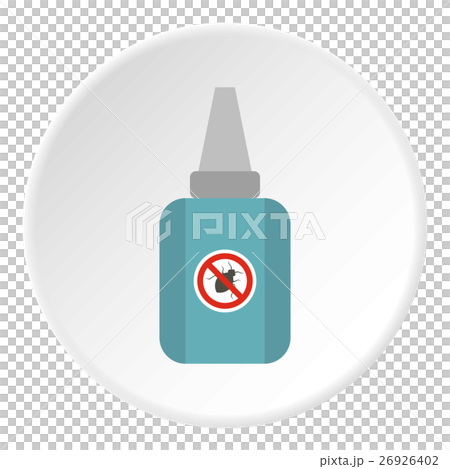 Insect spray icon, flat style 26926402