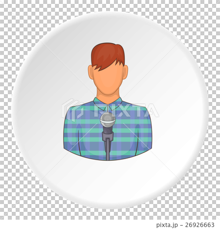 Singer icon, flat style Singer icon, flat style 26926663