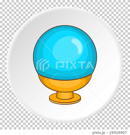 Magic ball icon, cartoon style 26926907
