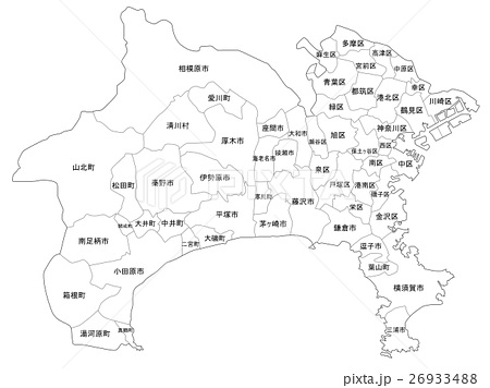 注目すべきイラスト 無料ダウンロード 神奈川 県 地図 イラスト 無料