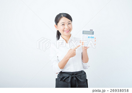 カフェ店員(電卓) カフェ店員(電卓) 26938058