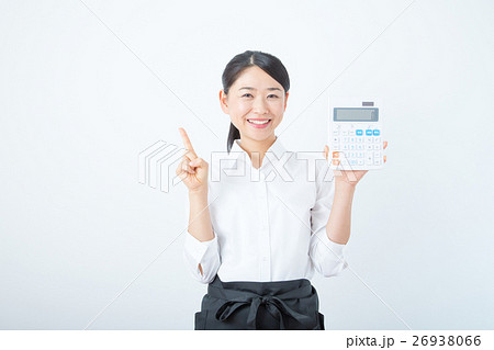 カフェ店員(電卓) カフェ店員(電卓) 26938066