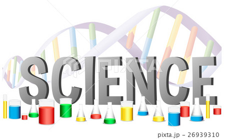 Word design for science with science equipments 26939310