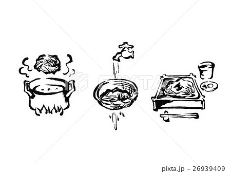 ざるそばイラストのイラスト素材 26939409 Pixta