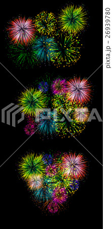 Fireworks on dark background 26939780