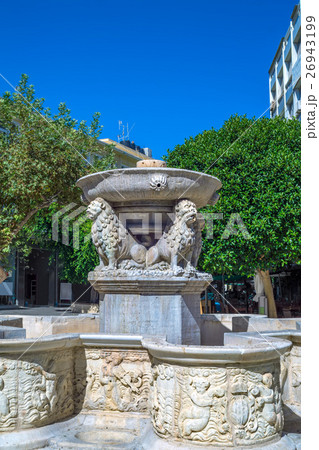 Venetian The Lion fountain, Heraklion, Crete. 26943199