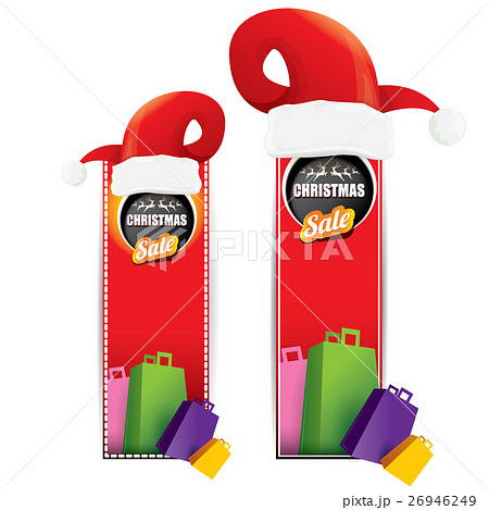 vector Christmas sales tag or label 26946249