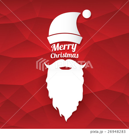 vector Christmas hipster santa claus greeting card vector Christmas hipster santa claus greeting card 26948283