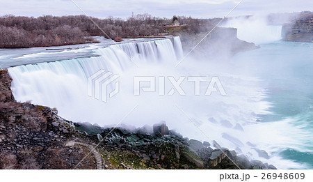 Niagara falls long exposure view Niagara falls long exposure view 26948609