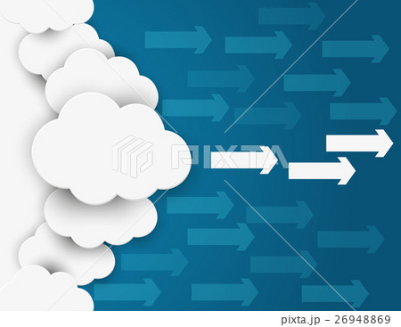 Cloud network . Concept business illustration Cloud network . Concept business illustration 26948869