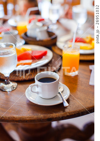 Delicious tasty coffee and fresh juice for Delicious tasty coffee and fresh juice for 26951032