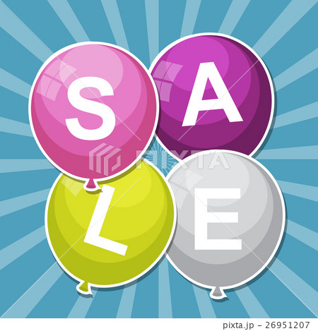 Sale Balloon Concept of Discount. Vector Sale Balloon Concept of Discount. Vector 26951207
