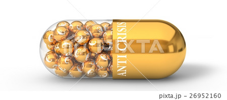 3d illustration of euro pill. 3d illustration of euro pill. 26952160