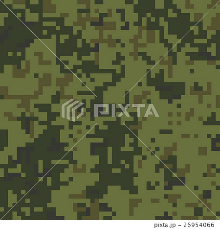 Pixel camo seamless pattern. Green forest Pixel camo seamless pattern. Green forest 26954066