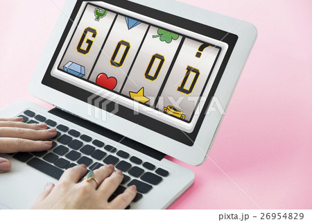 Slot Bingo Words Graphic Concept 26954829