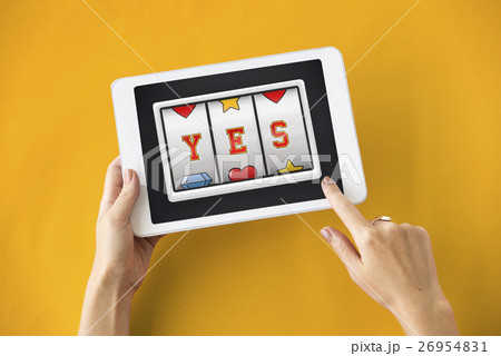 Yes Answer Absolutely Indeed Reply Right Sure Concept 26954831