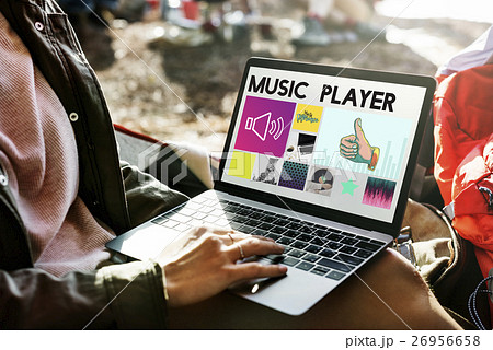 Media Player Audio Entertainment Streaming Concept 26956658