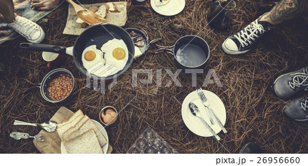 People Friendship Hangout Traveling Destination Camping Concept People Friendship Hangout Traveling Destination Camping Concept 26956660