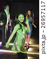 Young woman dancing at night in club 26957117