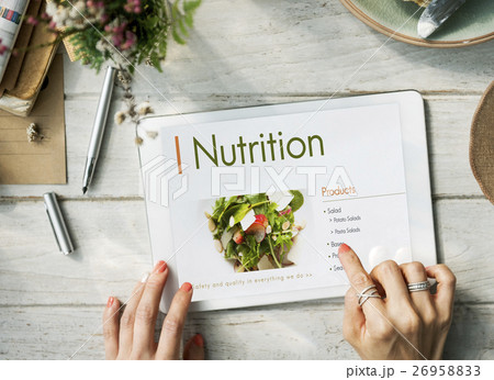 Nutrition Healthy Diet Plan Concept Nutrition Healthy Diet Plan Concept 26958833