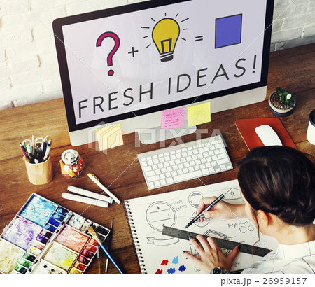 Creative Curiosity Ideas Equation Concept 26959157