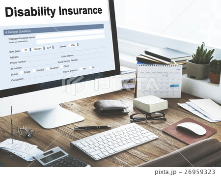 Disability Insurance Claim Form Document Concept Disability Insurance Claim Form Document Concept 26959323