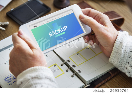 Data Storage Sync Technology Concept Data Storage Sync Technology Concept 26959764