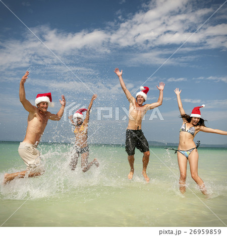 Couple Beach Cheerful Summer Vacation Tropical Concept 26959859