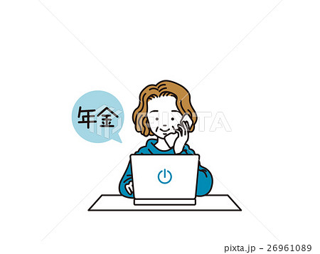 PCで年金のおばさま 26961089