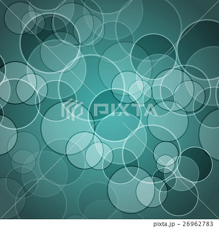 Abstract green background with circles 26962783