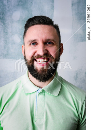 Happy bearded man 26964069