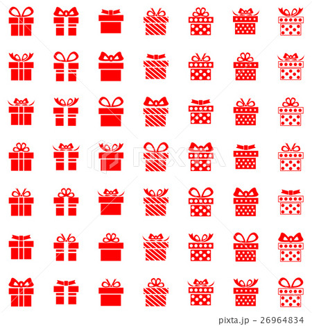 Variety Red icon present box with variety ribbon 26964834