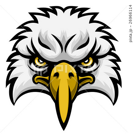 Eagle Mascot Faceのイラスト素材