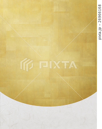 和を感じる背景素材　金 26966168