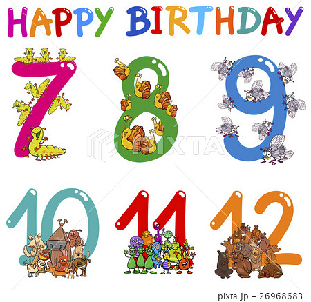 Birthday Card Designsのイラスト素材