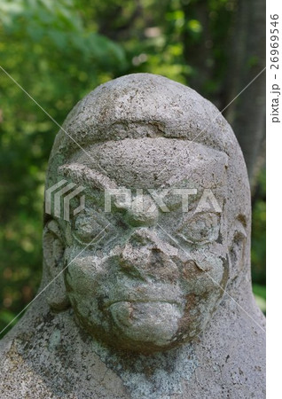 信州安曇野の文化財　石仏　覚明像　善光寺街道の脇道で旅人の安全祈願 26969546