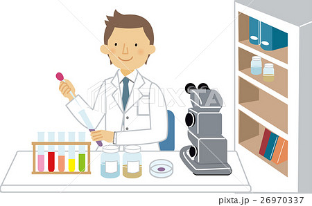 医療関連 研究開発のイラスト素材