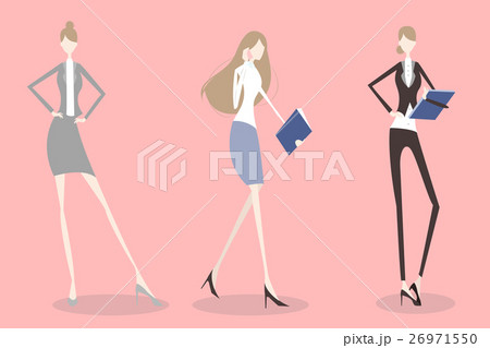 cute cartoon business woman 26971550
