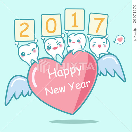 cute cartoon white tooth 26971570