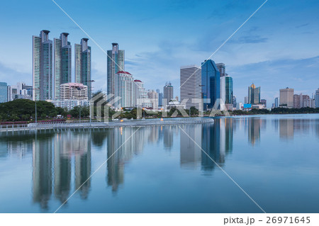 City office building with reflection City office building with reflection 26971645