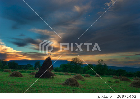 Farm Scene in Breb Maramures Romania Farm Scene in Breb Maramures Romania 26972402