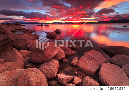 Northe Lake Tahoe Sunset Northe Lake Tahoe Sunset 26972822
