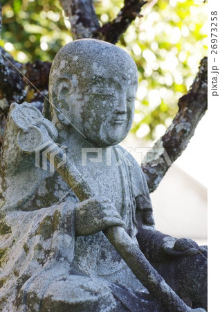 信州の文化財　名工　守屋貞治の石仏　延命地蔵大菩薩像　右縦（松川町上片桐瑞応寺） 26973258