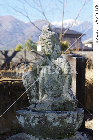 信州の文化財　守屋貞治の祖父　守屋貞七の如意輪観音像（駒ケ根市北割大法寺） 26973486