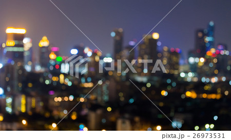 Abstract blurred lights city office building Abstract blurred lights city office building 26973531