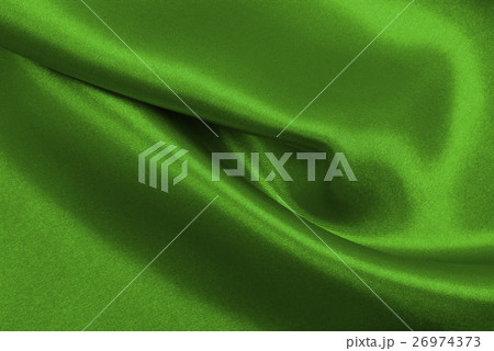 Smooth elegant green silk or satin luxury cloth 26974373