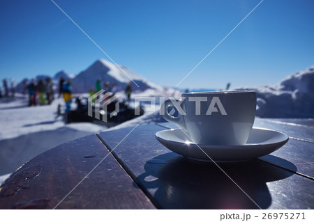 Mountains ski resort Caucasus 26975271