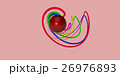 Multicolored decorative balls. 3D illustration 26976893