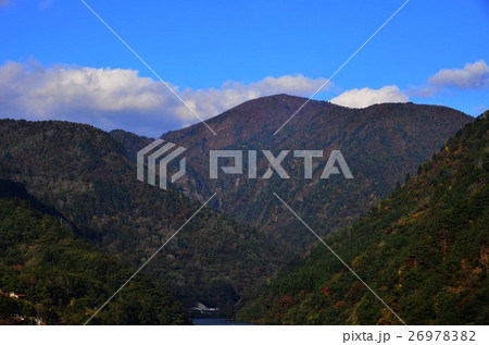 鹿瀬の紅葉（新潟県） 26978382