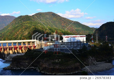 鹿瀬の紅葉(新潟県) 鹿瀬の紅葉(新潟県) 26978383